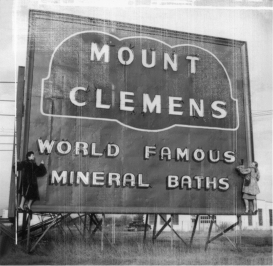 Mineral Water Discovery in Mount Clemens, Bath City, USA